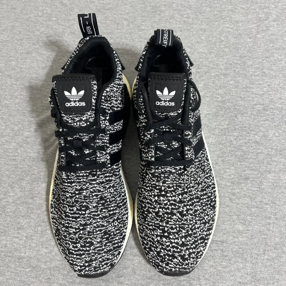 Adidas NMD R2‎ Oreo Running Shoes Mens Size 12 Sneakers B22631
